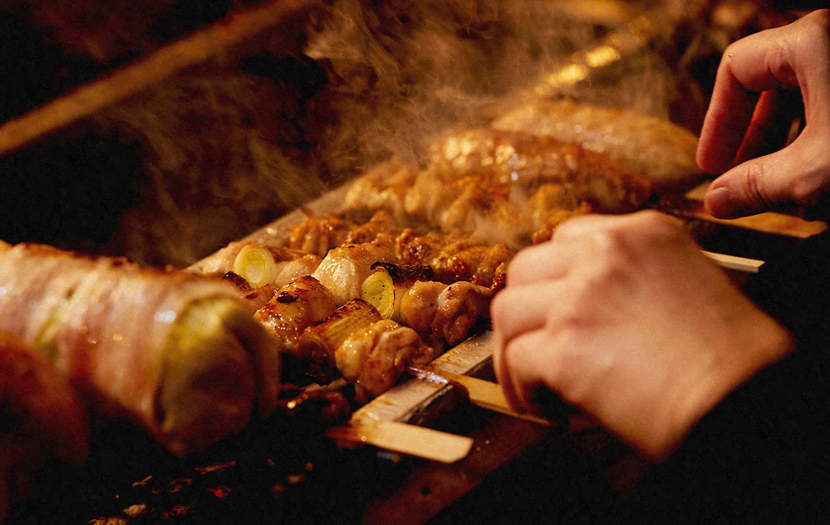 焼きシーン